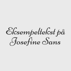 Josefin Sans